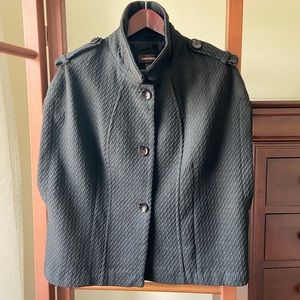 Black Danier Cape Coat (Size M)
